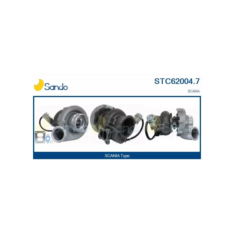 Turbocompresseur, suralimentation SANDO STC62004.7