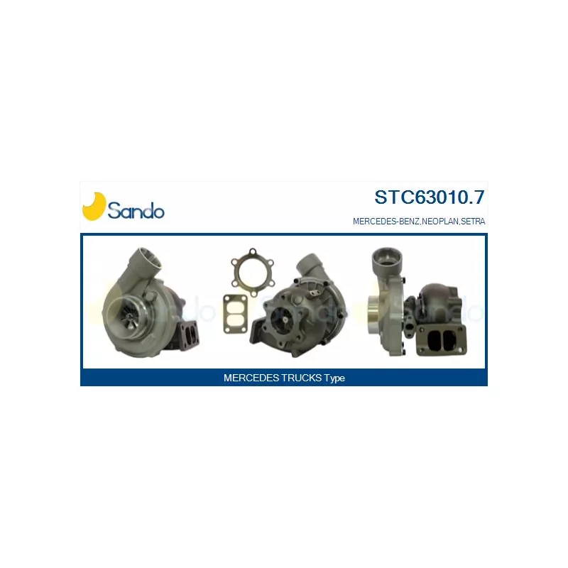 Turbocompresseur, suralimentation SANDO STC63010.7