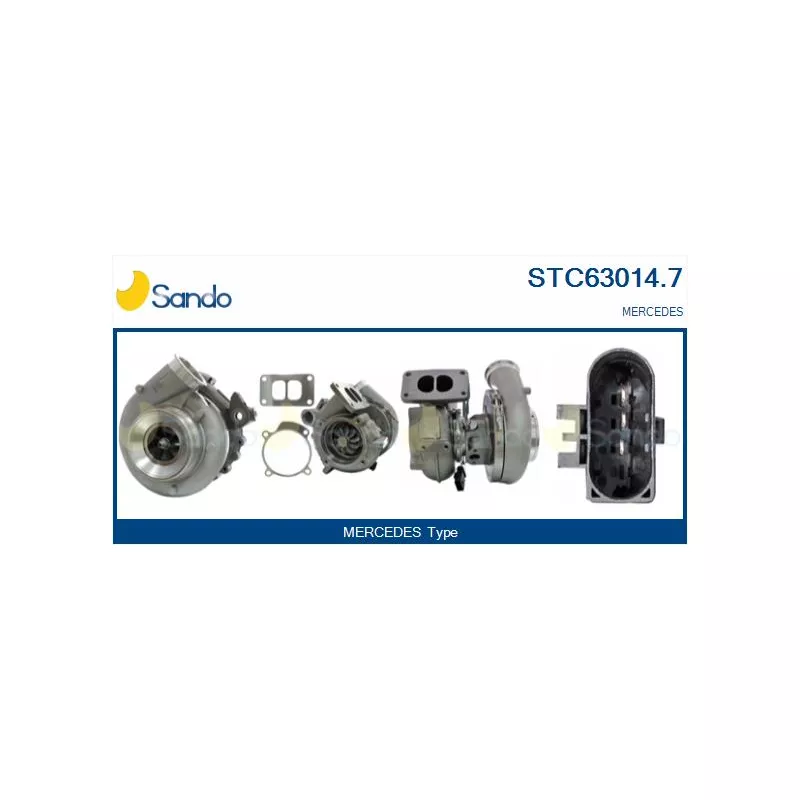 Turbocompresseur, suralimentation SANDO STC63014.7