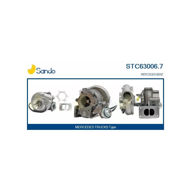 Turbocompresseur, suralimentation SANDO STC63006.7