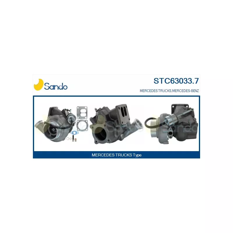 Turbocompresseur, suralimentation SANDO STC63033.7