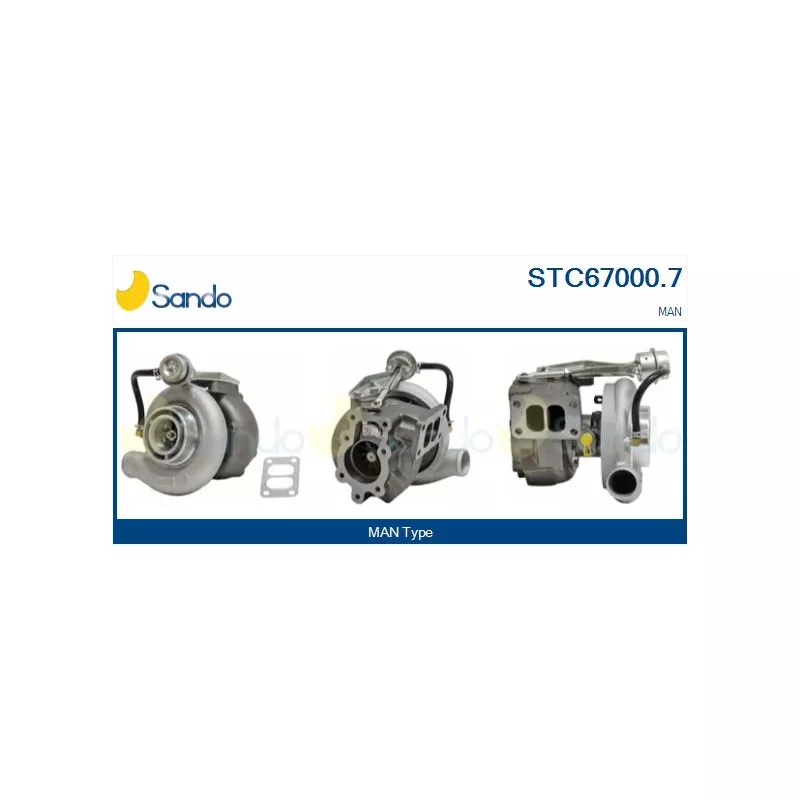 Turbocompresseur, suralimentation SANDO STC67000.7