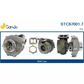 Turbocompresseur, suralimentation SANDO