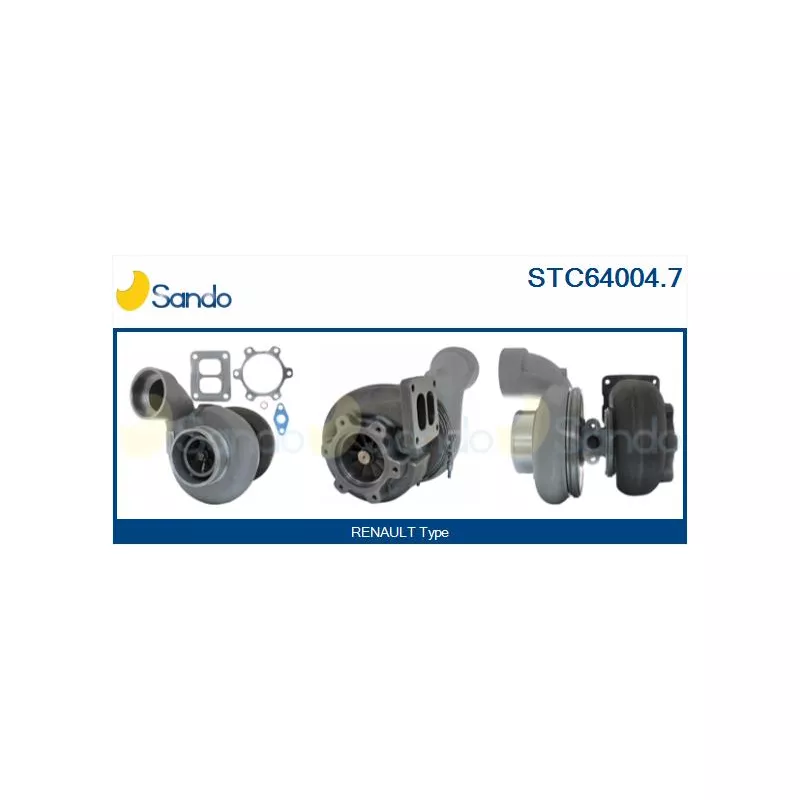Turbocompresseur, suralimentation SANDO STC64004.7