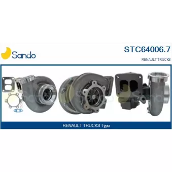 Turbocompresseur, suralimentation SANDO