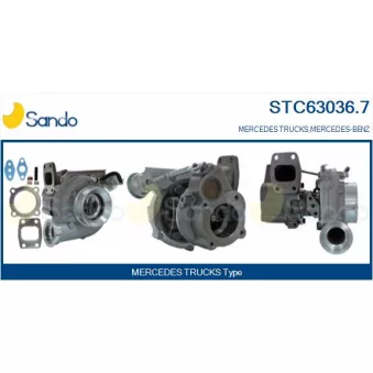 Turbocompresseur, suralimentation SANDO