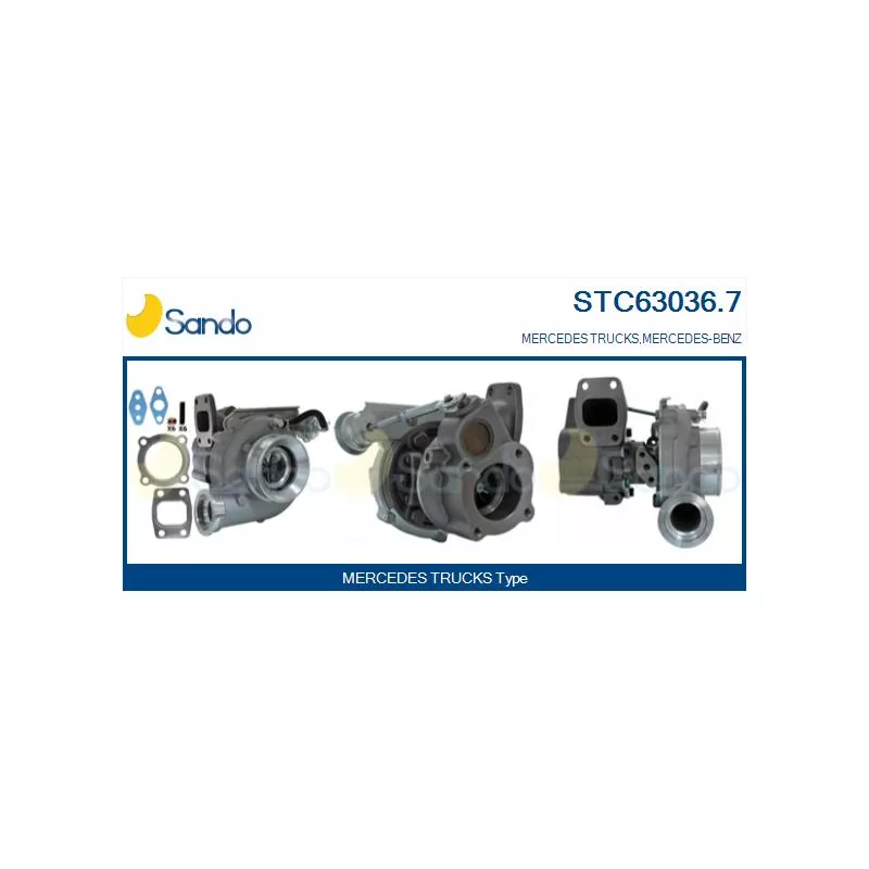Turbocompresseur, suralimentation SANDO STC63036.7