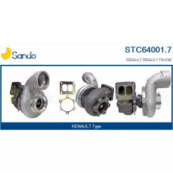 Turbocompresseur, suralimentation SANDO