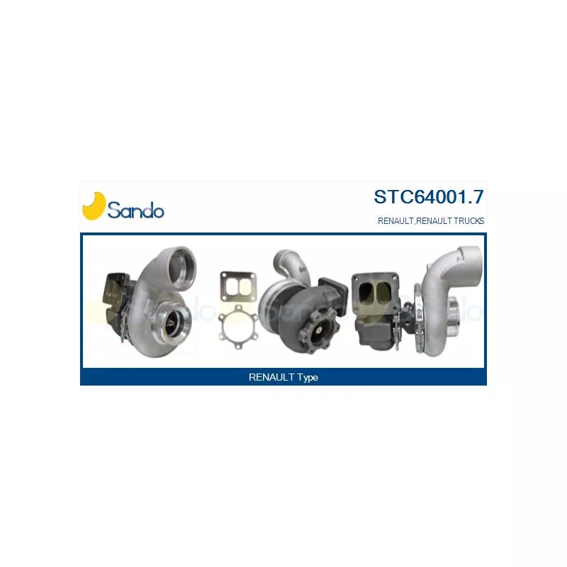 Turbocompresseur, suralimentation SANDO STC64001.7