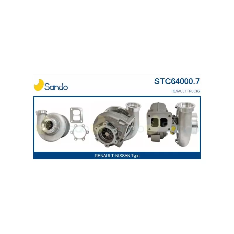 Turbocompresseur, suralimentation SANDO STC64000.7