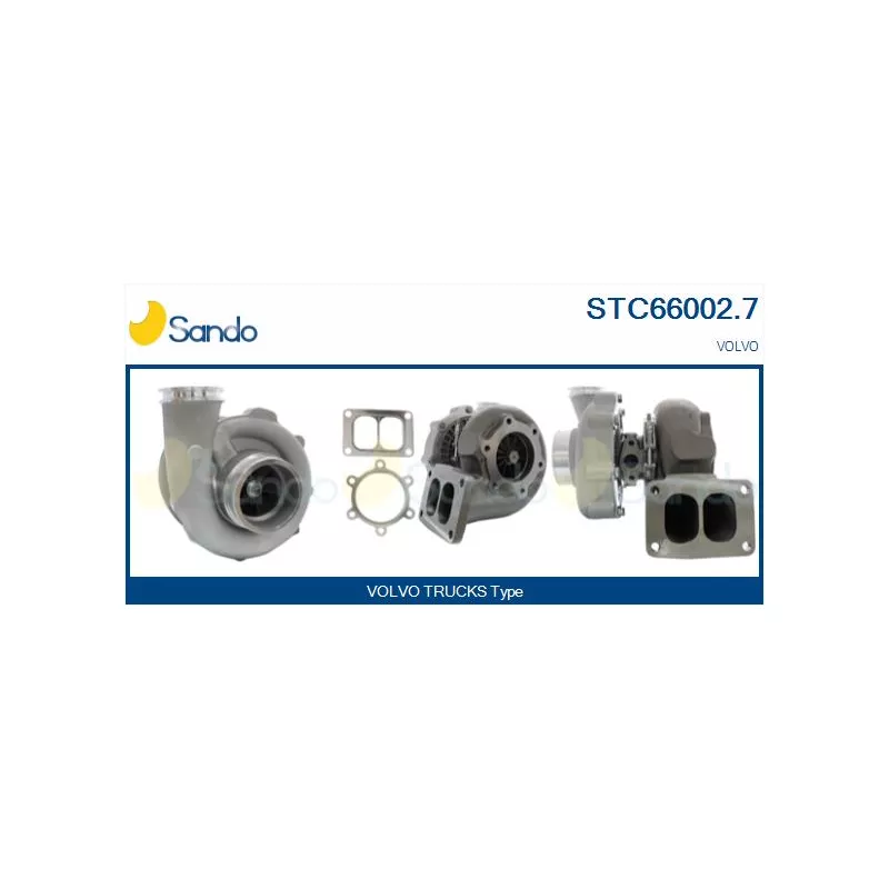 Turbocompresseur, suralimentation SANDO STC66002.7