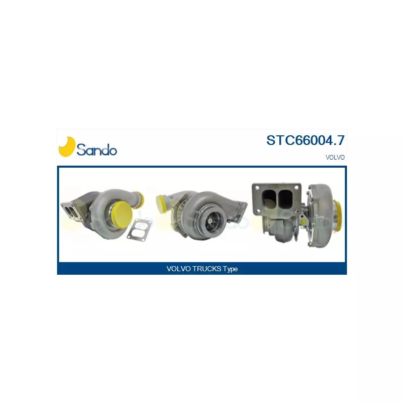 Turbocompresseur, suralimentation SANDO STC66004.7