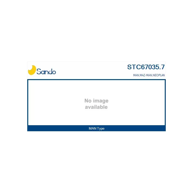 Turbocompresseur, suralimentation SANDO STC67035.7