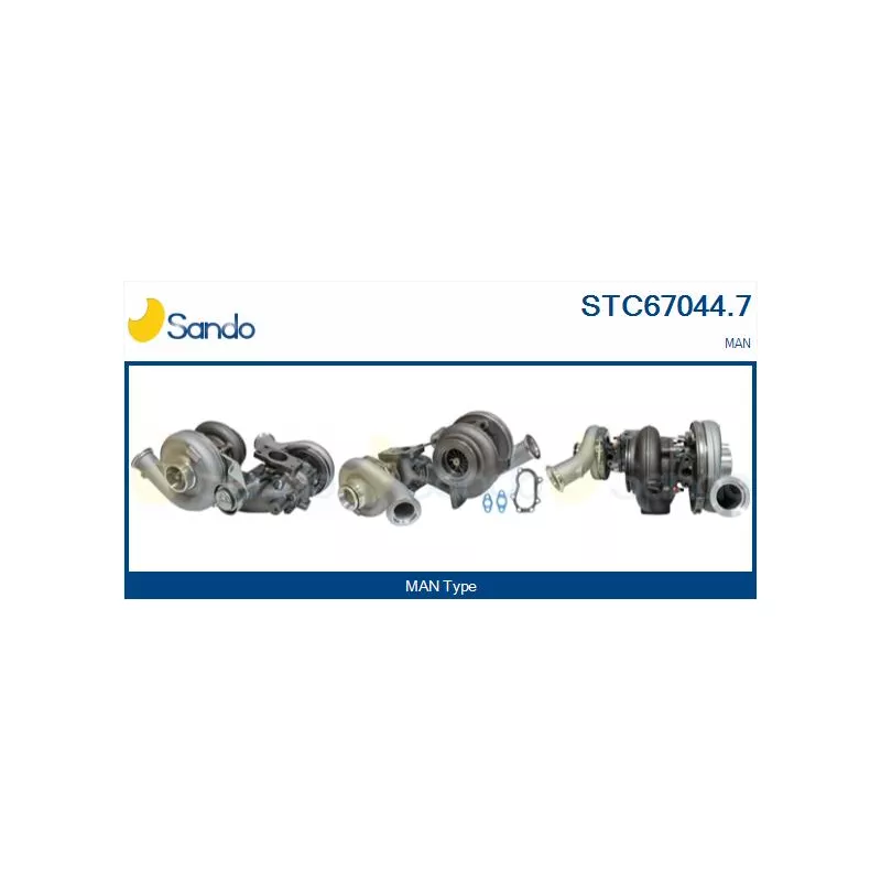 Turbocompresseur, suralimentation SANDO STC67044.7