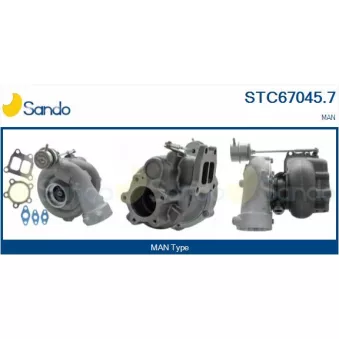 Turbocompresseur, suralimentation SANDO