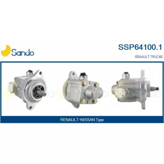 Pompe hydraulique, direction SANDO