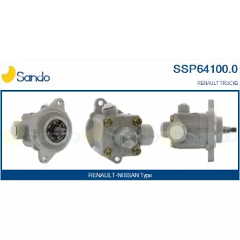 Pompe hydraulique, direction SANDO