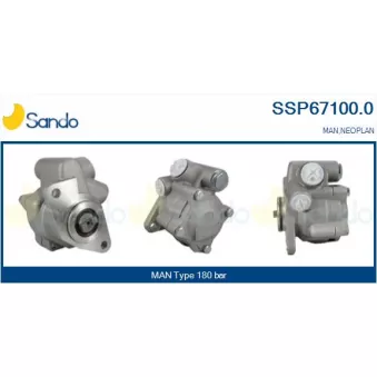 Pompe hydraulique, direction SANDO