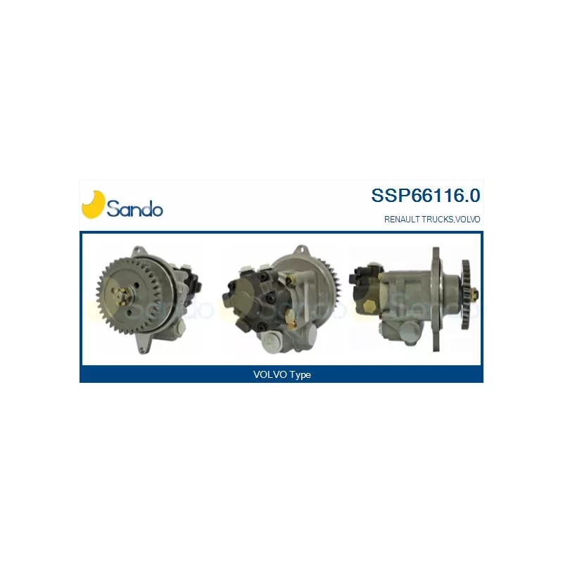 Pompe hydraulique, direction SANDO SSP66116.0