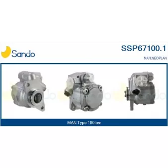 Pompe hydraulique, direction SANDO