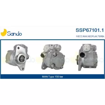 Pompe hydraulique, direction SANDO