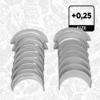 Kit de coussinet de vilebrequin ET ENGINETEAM LH000325