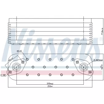 Radiateur d'huile NISSENS