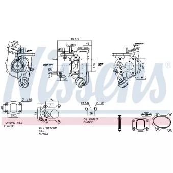 Turbocompresseur, suralimentation NISSENS