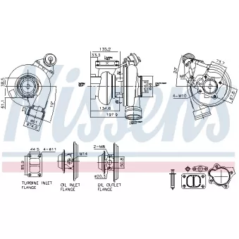Turbocompresseur, suralimentation NISSENS