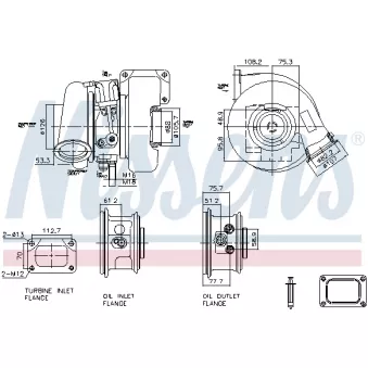 Turbocompresseur, suralimentation NISSENS