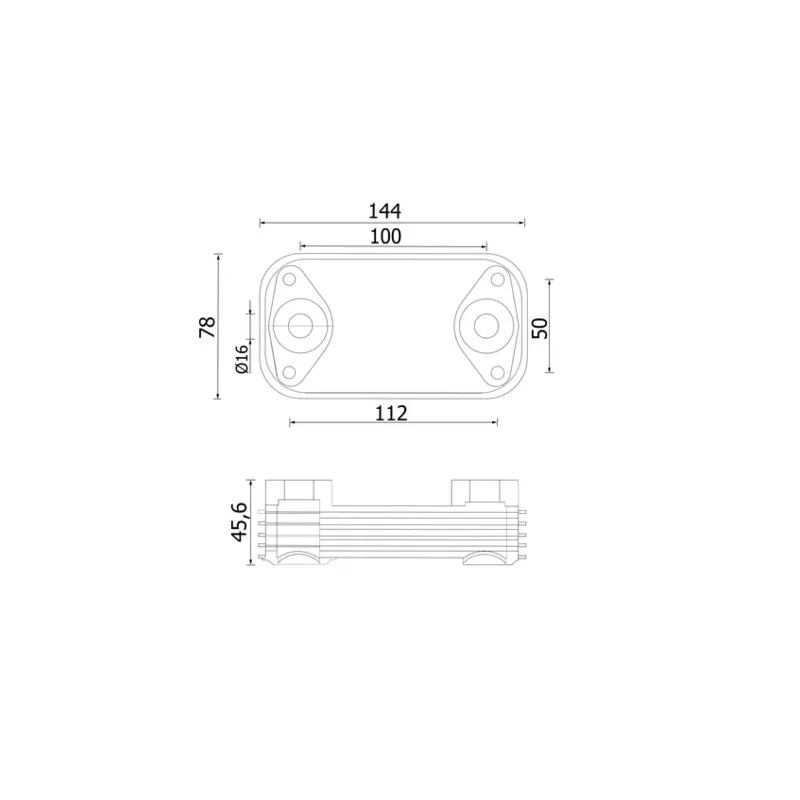 Radiateur d'huile MAHLE CLC 320 000S