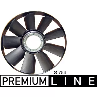 Roue du souffleur, refroidissementdu moteur MAHLE CFW 42 000P