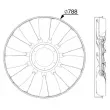 Roue du souffleur, refroidissementdu moteur MAHLE CFW 36 000P - Visuel 2