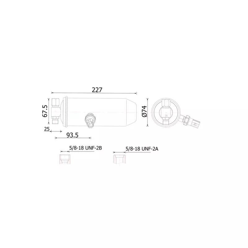 Filtre déshydratant, climatisation MAHLE AD 327 000S