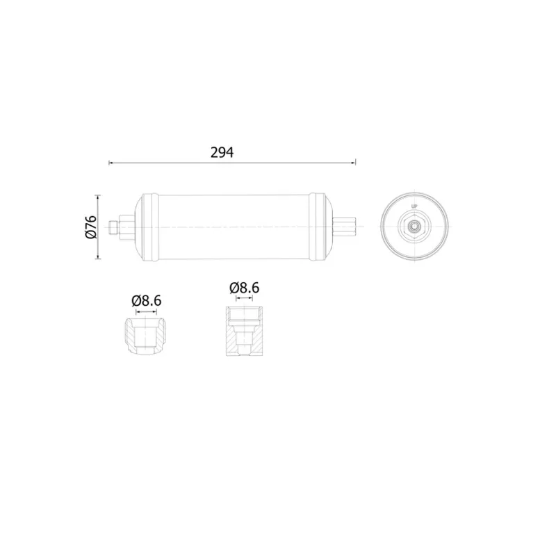 Filtre déshydratant, climatisation MAHLE AD 320 000S
