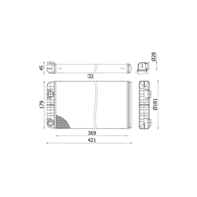 Système de chauffage MAHLE AH 312 000S