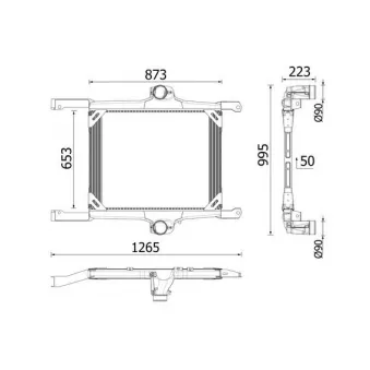 Intercooler, échangeur MAHLE
