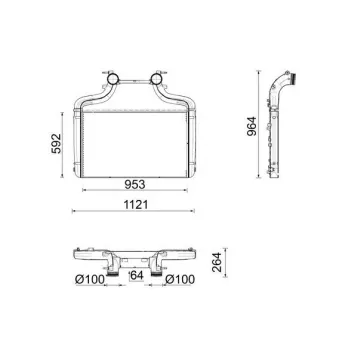 Radiateur, refroidissement du moteur MAHLE