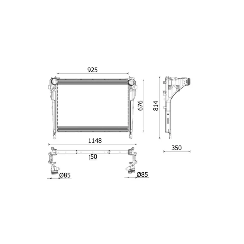 Intercooler, échangeur MAHLE CI 706 000P