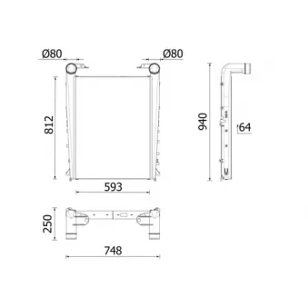 Intercooler, échangeur MAHLE