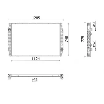 Radiateur, refroidissement du moteur MAHLE