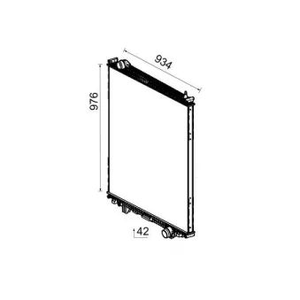 Radiateur, refroidissement du moteur MAHLE