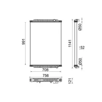 Radiateur, refroidissement du moteur MAHLE