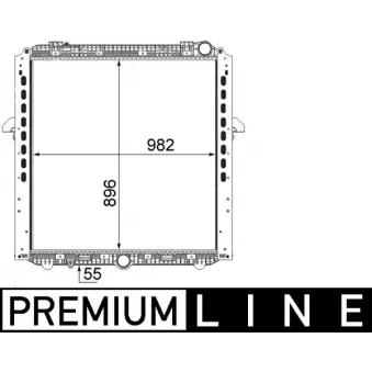 Radiateur, refroidissement du moteur MAHLE