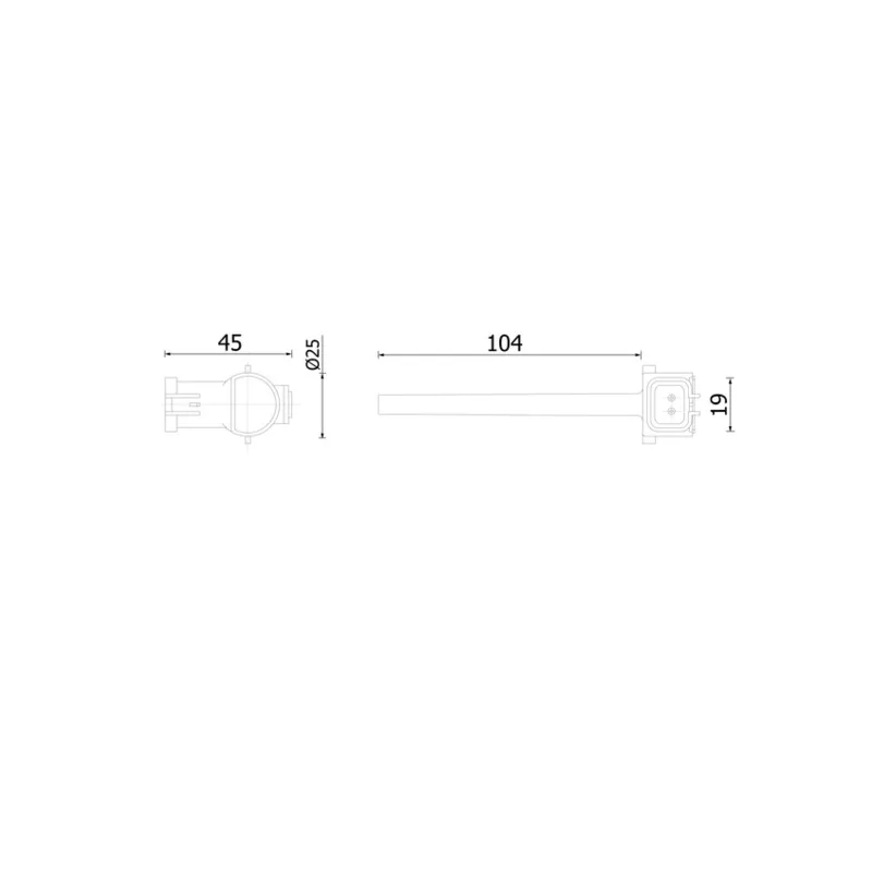 Commutateur de niveau, indicateur niveau réfrigérant MAHLE CRTX 7 000S