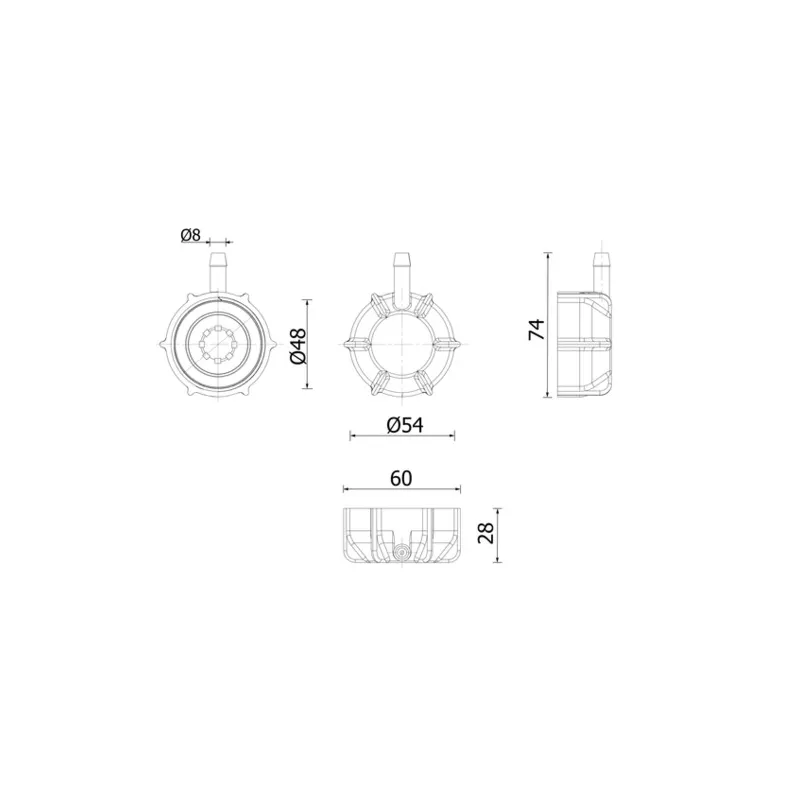 Bouchon, réservoir de liquide de refroidissement MAHLE CRTC 2 000S