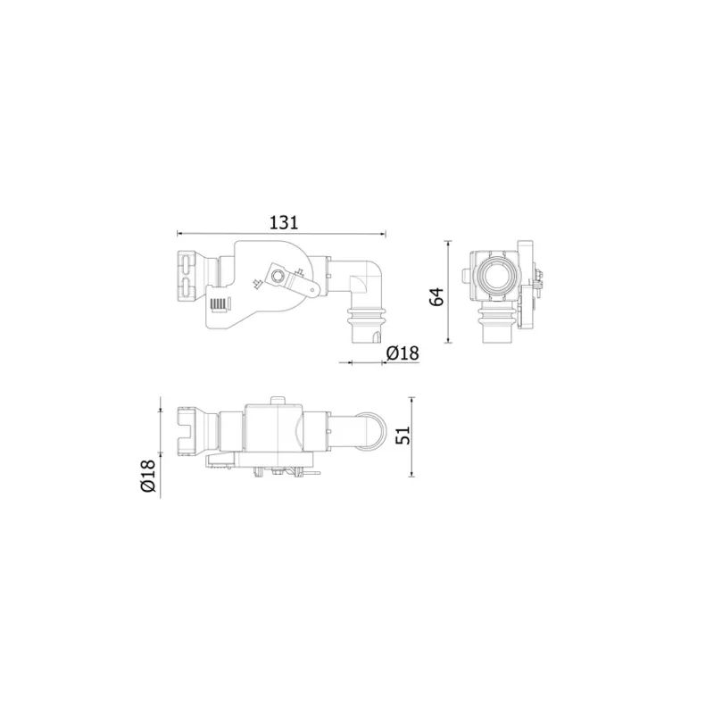 Vanne de régulation du liquide de refroidissement MAHLE CV 27 000P