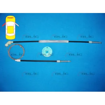 Kit de réparation, lève-vitre avant gauche  BLIC