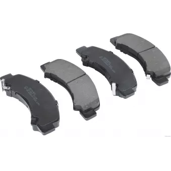 Jeu de 4 plaquettes de frein arrière HERTH+BUSS JAKOPARTS