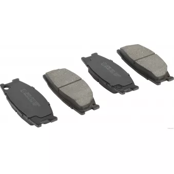 Jeu de 4 plaquettes de frein avant HERTH+BUSS JAKOPARTS